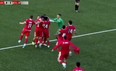 VIDEO/ E pabesueshme! Bylisi B rrëzon tek amatorët Kukësin pas dramës së penalltive