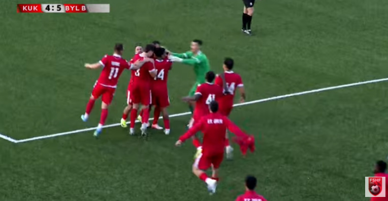 VIDEO/ E pabesueshme! Bylisi B rrëzon tek amatorët Kukësin pas dramës së penalltive