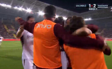 VIDEO/ Supergol i Ernest Muçit në shtesë, i jep finalen e Kupës skuadrës së Trabzonspor
