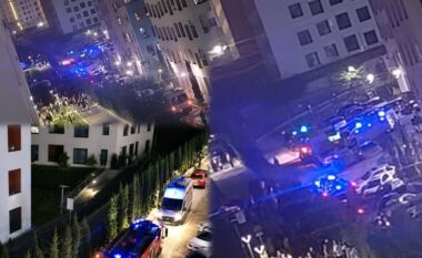 Panik në kompleksin “Kadiu”, gjatë natës në  zonën e Ali Demit në Tiranë, flakët përfshinë një nga pallatet e sapondërtuara, evakuohen banorët,