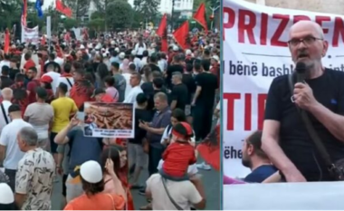 Aktori Mehdi Malkaj në protestë: Kemi ves se biem në dashuri me partitë, janë grupe hajdutësh
