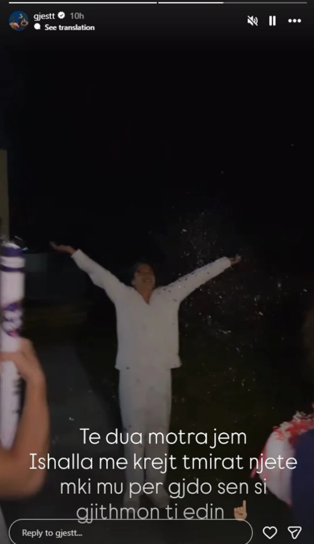 “Të dua, më ke mua për çdo gjë”, Gjesti surprizon 