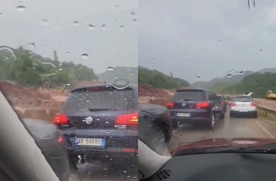 Reshjet intensive bllokojnë aksin Librazhd-Përrenjas, krijoh
