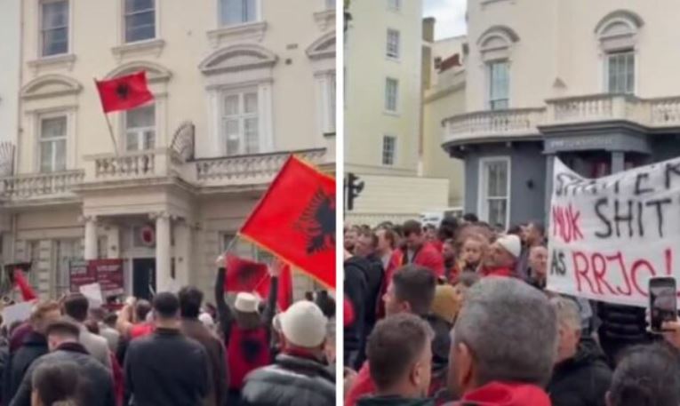 Edhe diaspora e Londrës hidhet në protestë të fuqishme kundër qeverisë për Zvërnecin: Shqipëria nuk shitet!