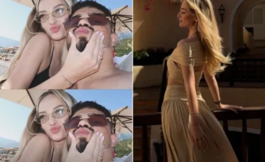 Selin Bollati ndan një moment të veçantë me Gimbon nga pushimet