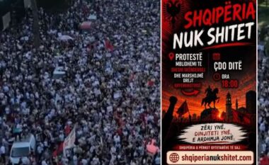 Bulevardi i mbushur me mijëra qytetarë! Sot protesta e tetë në Tiranë, thirrja e fortë: Shqipëria nuk shitet. Rama të japë dorëheqje!