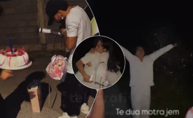 “Të dua, më ke mua për çdo gjë”, Gjesti surprizon motrën në mesnatë për ditëlindije