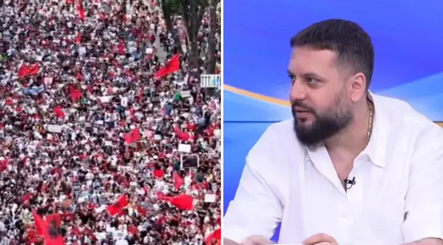  Po shkatërrohet kulla e arrogancës   Visjan Ukcenaj në mbështetje të protestës kundër Ramës  Shushunjat e pangopura kanë vjedhur dhe oksigjenin në spitale