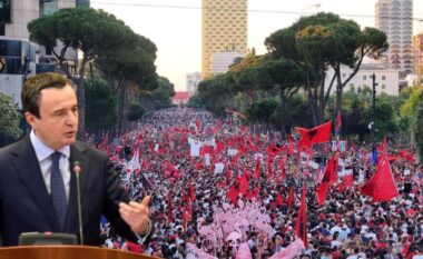 “Shqipëria bëhet, Kosova bëhet!”/ Diaspora u dynd dje në Tiranë, fjalimi i Albin Kurtit të Kuvend: Problem kryesor largimi i rinisë! Duhet të kthejmë besimin në institucione e shtet