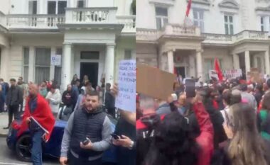 Shqipëria nuk është në shitje/ Londra mbushet kuq e zi, shqiptarët në protestë: Rama ik!