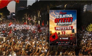 Mbahet sot protesta e 14-të kundër qeverisë, mijëra qytetarët vijojnë kërkesën për largimin e kryeministrit: Rama jep dorëheqjen!