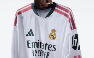 VIDEO/ Real Madridi prezanton fanellën e re për sezonin 2026/27