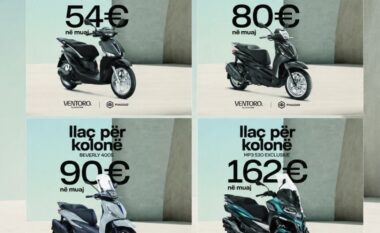 Piaggio si zgjidhje kundër kolonave, me këste mujore duke nisur nga 54 €
