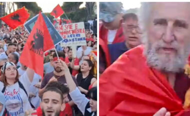 Nga Nju Jorku në Dibër e më pas në Tiranë, Rrape Ruci i bashkohet protestës masive