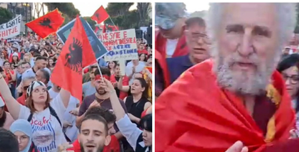 Nga Nju Jorku në Dibër e më pas në Tiranë  Rrape Ruci i bashkohet protestës masive