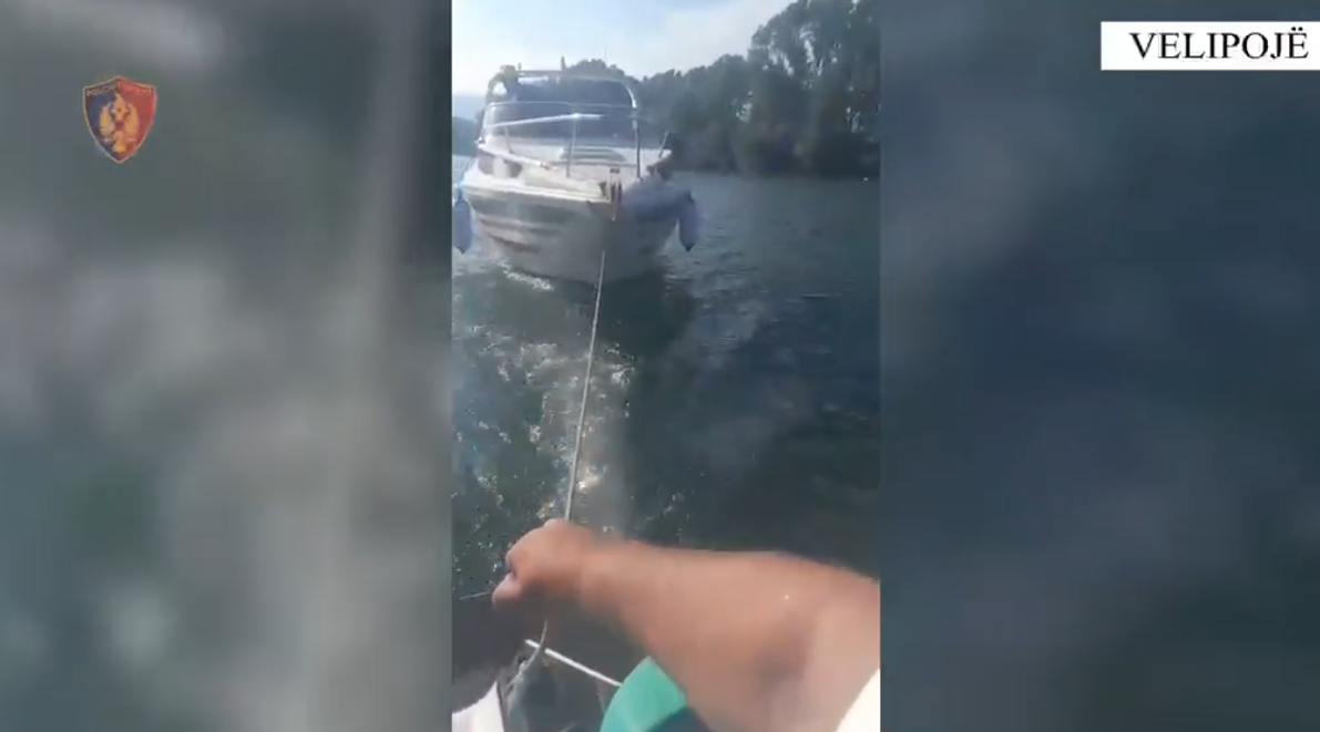 Skafi pëson avari në det  Policia Kufitare shpëton turistin në Velipojë
