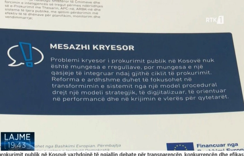 Public procurement in Kosovo requires deep structural reform