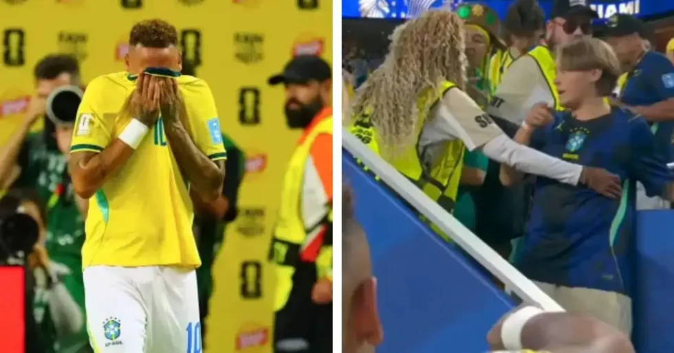 Siguria shkakton kaos në Skoci Brazil pasi ngatërroi djalin e Neymarit me një hyrës në fushë