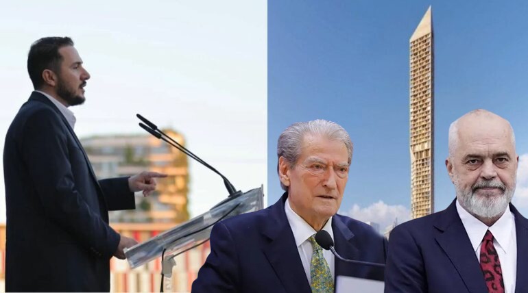 Salianji  Projekti i kullës pranë Pallatit të Kongreseve tregon bashkëqeverisjen Rama Berisha
