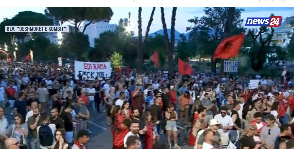 Protesta e 26 kundër qeverisë  protestuesi nga Londra  Kam ardhur për t i dhënë shkelmin e fundit Ramës