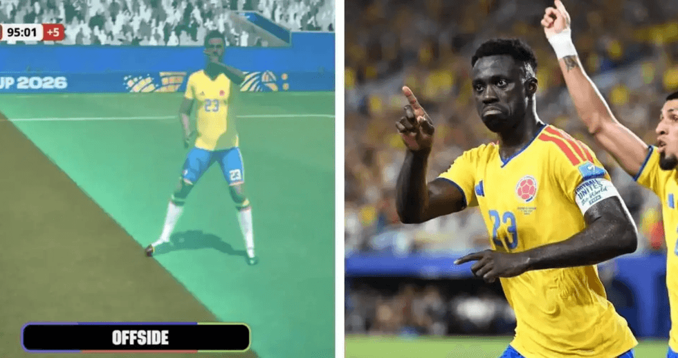 VIDEO  VAR i i mohon Kolumbisë fitoren ndaj Portugalisë  goli i Sanchezit u anulua për disa centimetra jashtë loje