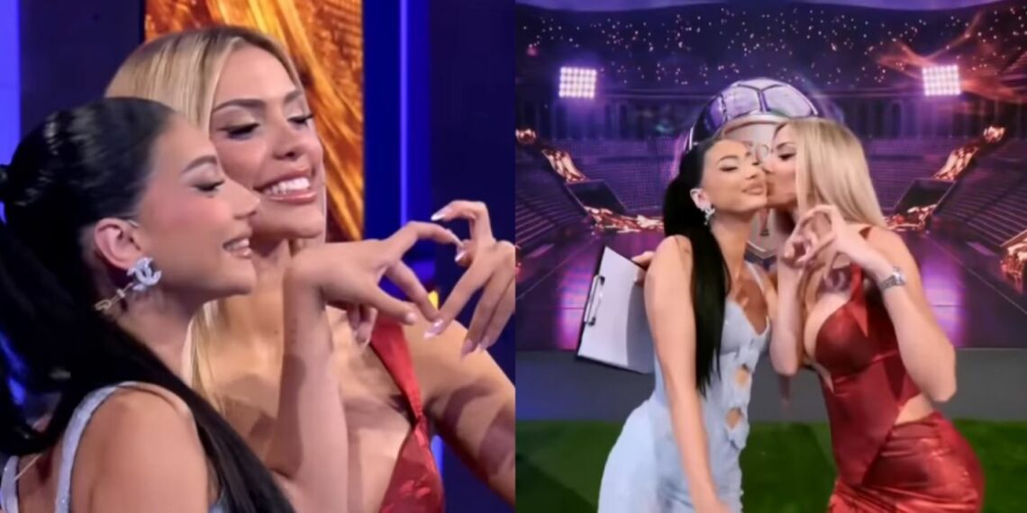 Motra e Mateos emocionon live në emision Brikenën  ja çfarë ndodhi mes kunatave