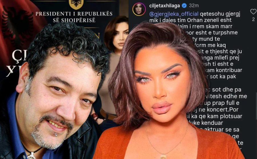 Dekorimi i rremë nga Presidenti bëhet  mollë sherri  mes Çiljeta Xhilagës dhe Gjergj Lekës  këngëtarja  Zoti ua jep jetën njerëzve sipas shpirtit