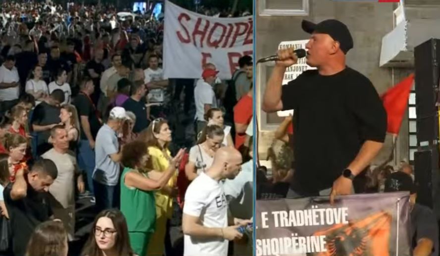 Osman Stafa në protestë  Qëndroni të palëkundur dhe luftoni për të ardhmen  Jeni shqiponjat që po kërkojnë një Shqipëri tjetër