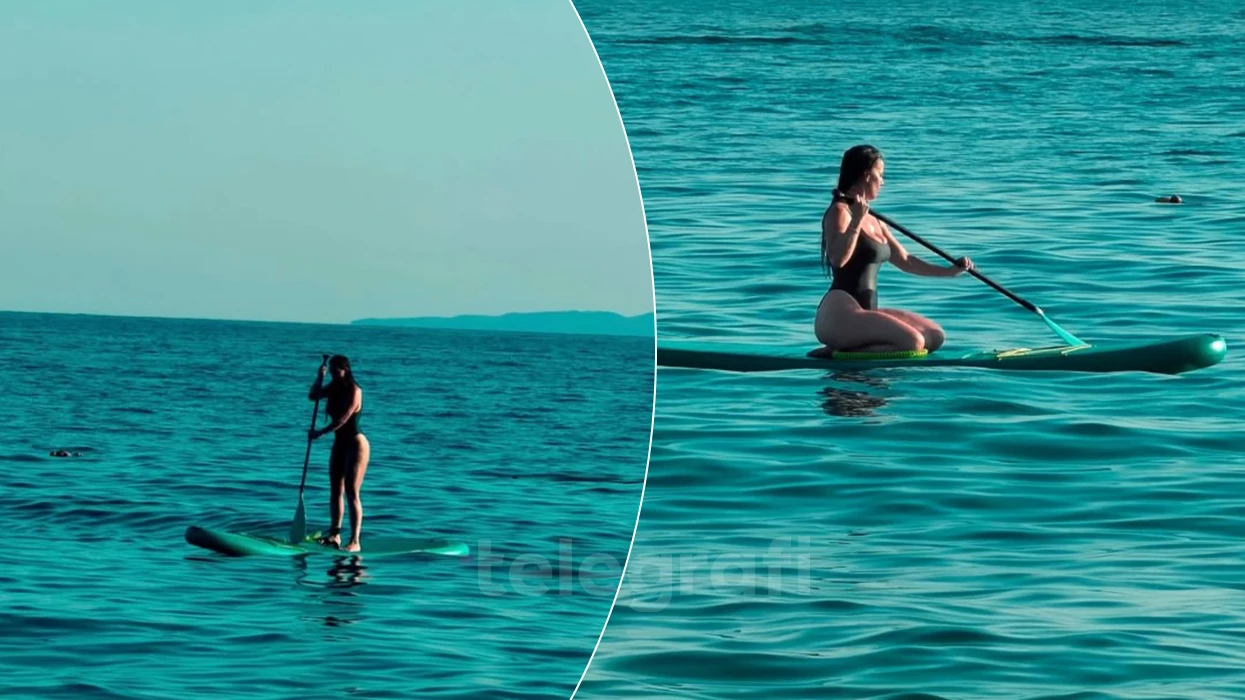 Olta Gixhari shijon verën në det  ndan momente relaksi me ndjekësit