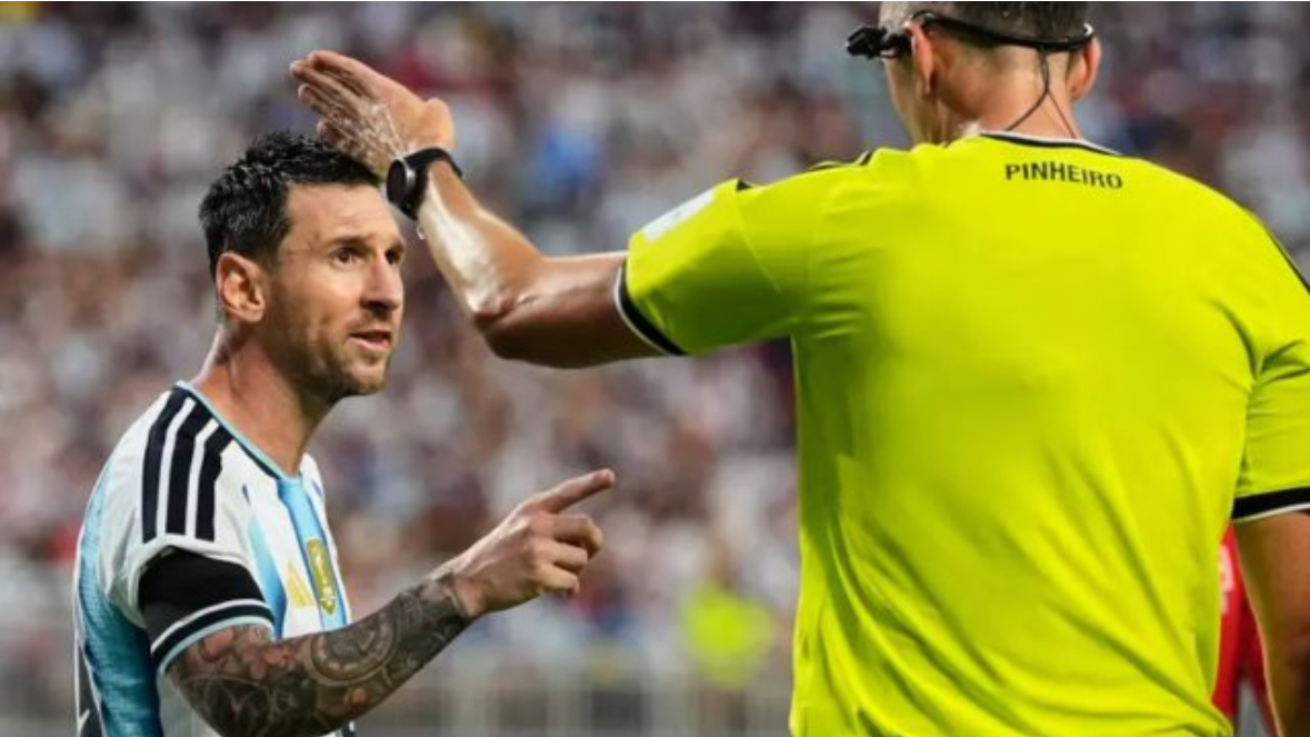  Mos trego mungesë respekti ndaj meje   Messi përplaset me arbitrin portugez  shpërthen rrjeti