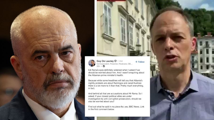 Gazetari i BBC rrëfen momentin nga intervista me Ramën   Kur e pyeta për aleatët nën hetim për korrupsion  hapi sytë 
