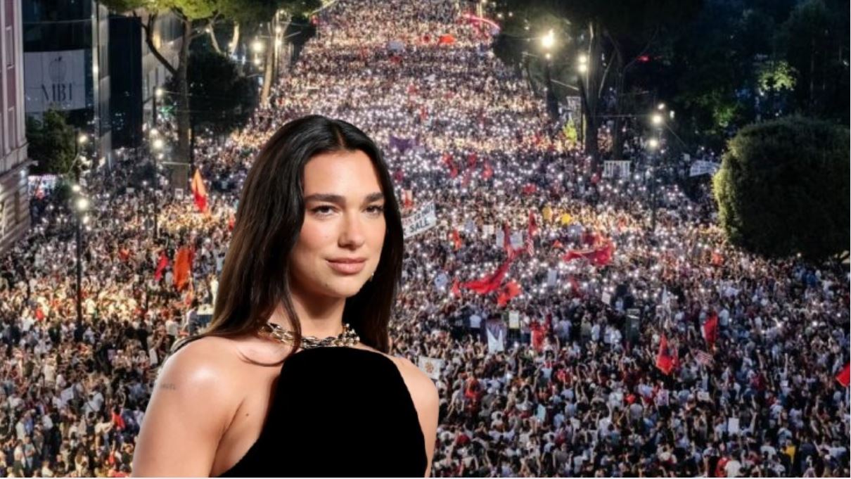 Mijëra shqiptarë protestojnë ndaj Ramës dhe qeverisë  media austriake  Dua Lipa përkrah lëvizjen në Shqipëri