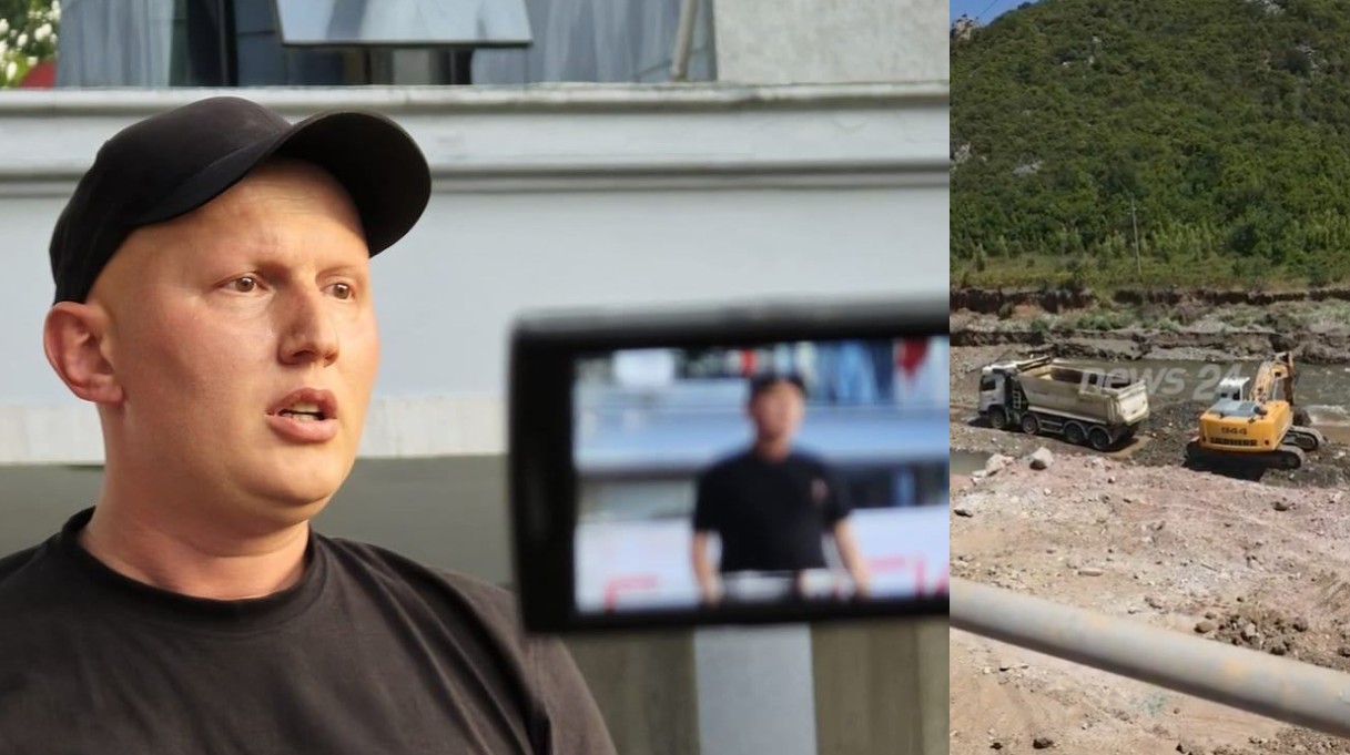 Dokumentoi marrjen e inerteve nga Shkumbini  gazetari Osman Stafa kallëzon ndjekjen dhe bllokimin e rrugës