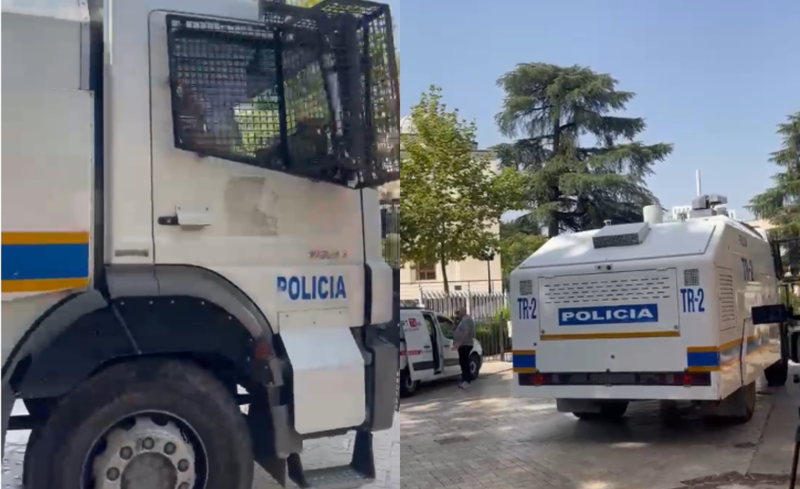 policia-vendos-autobot-uji-dhe-barrikade-metalike-perpara-kuvendit-ne-prag-te-protestes-se-paralajmeruar