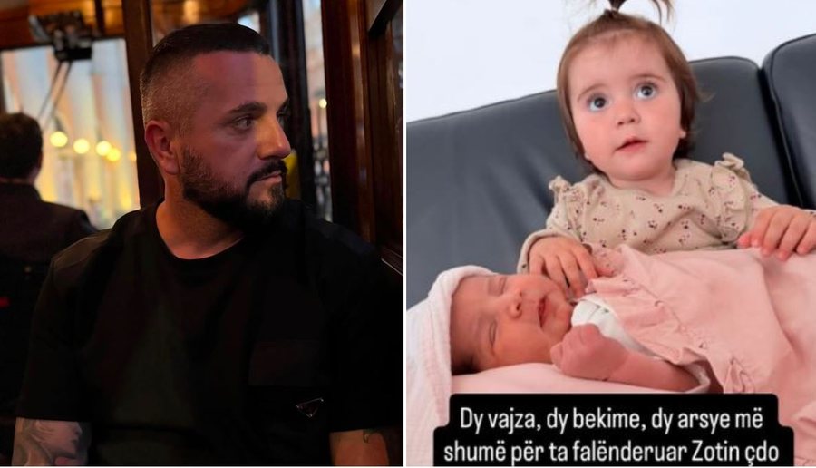 Reperi shqiptar bëhet baba për herë të tretë  emri i veçantë që Agon Amiga zgjodhi për vajzën e tij