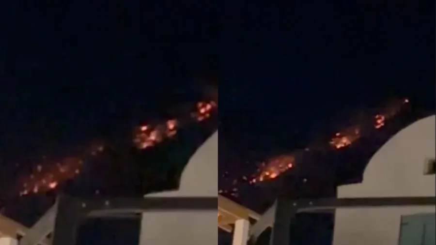 Përhapet me shpejtësi zjarri në Malin e Çikës  flakët avancojnë pranë Dhërmiut