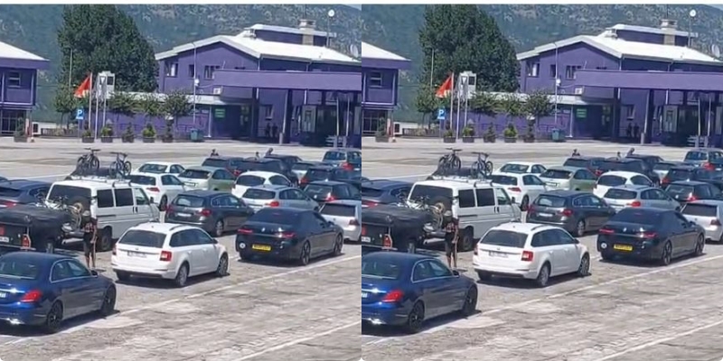 Sezoni turistik shton fluksin e automjeteve në Morinë dhe Vermicë