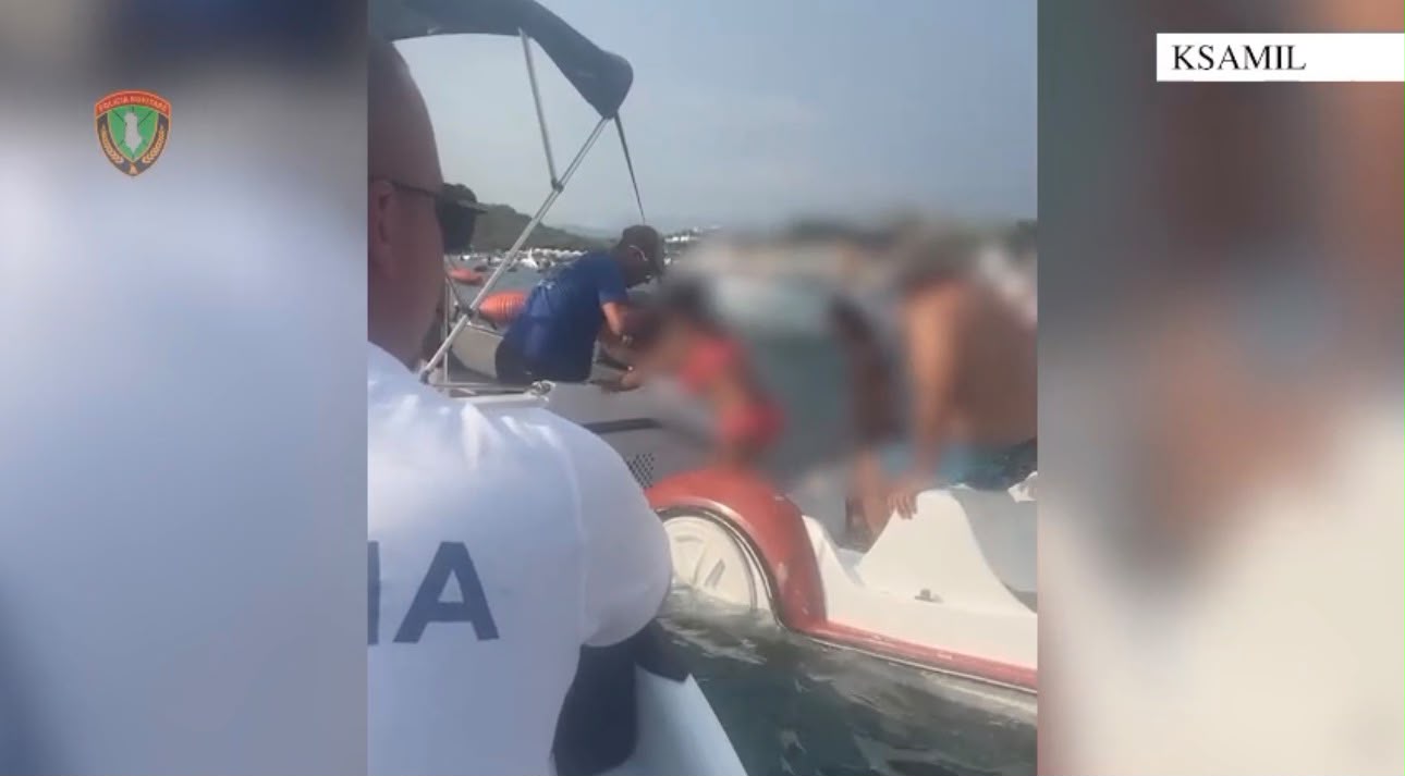 Shpëtohen në kohë 5 turistë suedezë që rrezikuan të mbyteshin në det në Ksamil